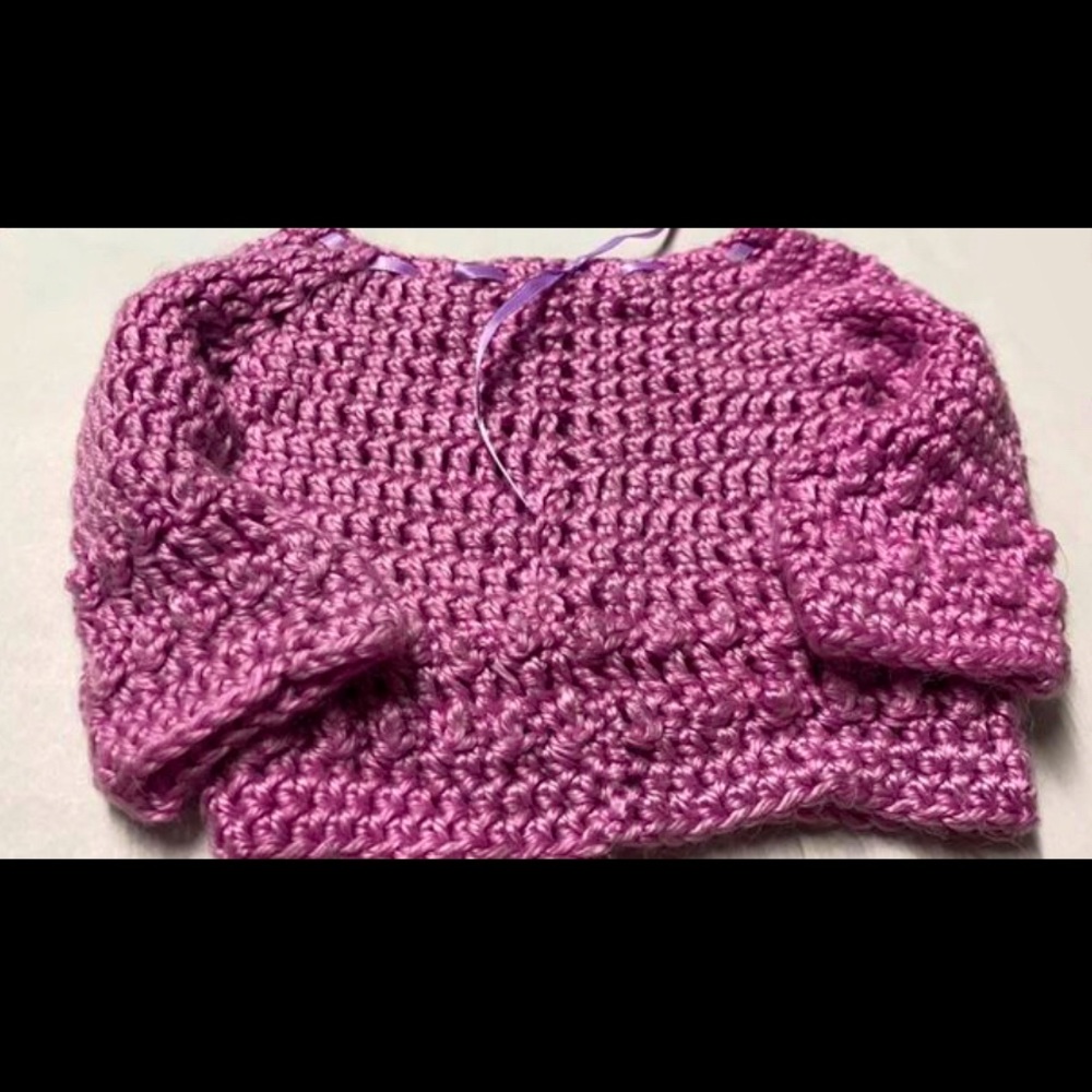 SOLD ✨Crochet Sweater 0-6M✨